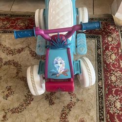 Kid Trax Toddler Frozen 2 Electric Quad Ride On Toy, Kids 1.5-3 Years Old-PreOwn
