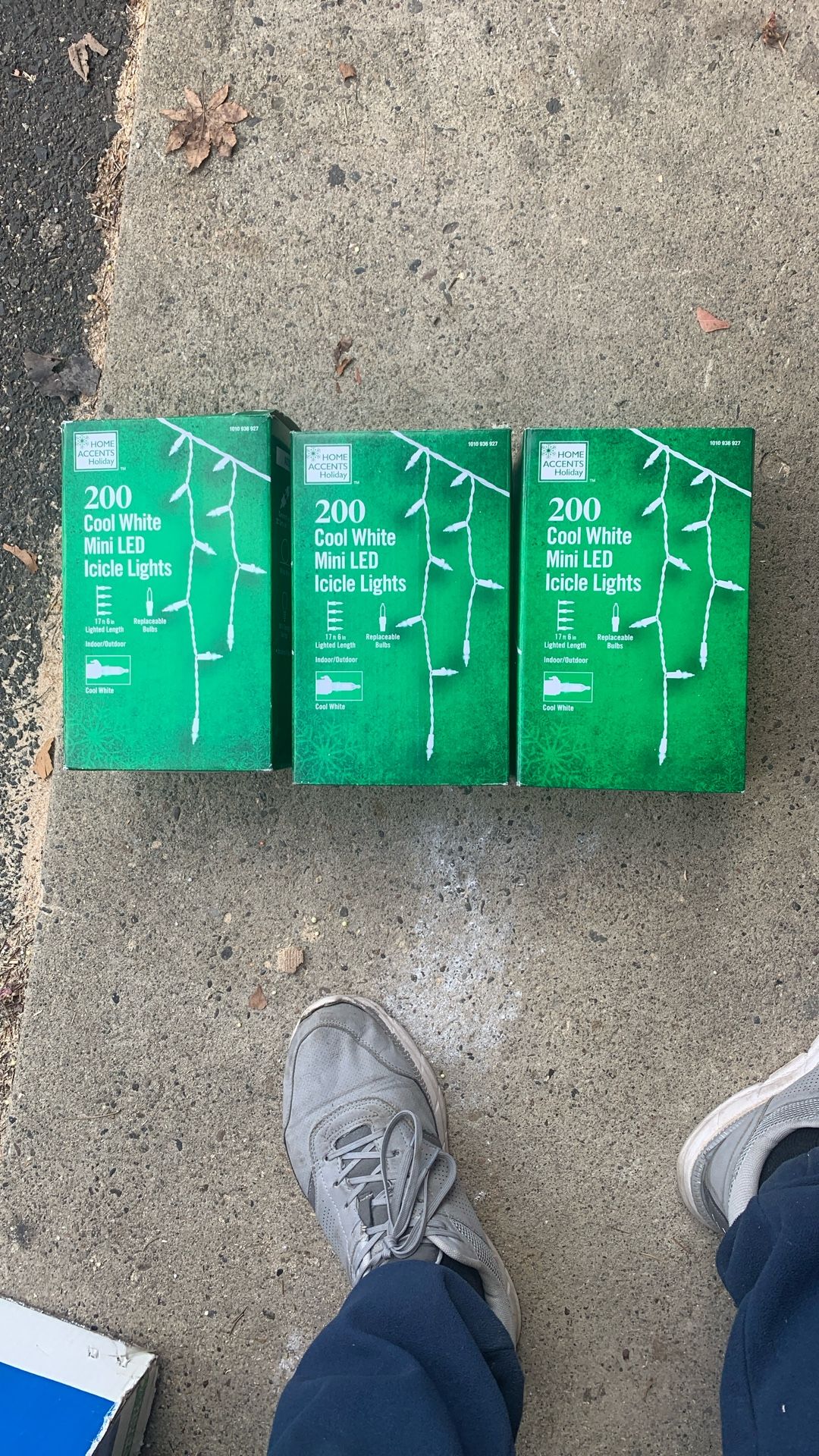 200 Count Icicle Lights Led