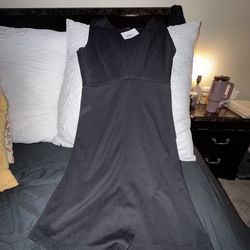 Black cocktail dress