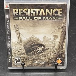 Resistance Fall of Man Sony PlayStation 3 2006 PS3 CIB Complete In Box