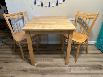 Birch Table and Chairs