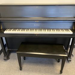 Black Kawai Piano For Sale 