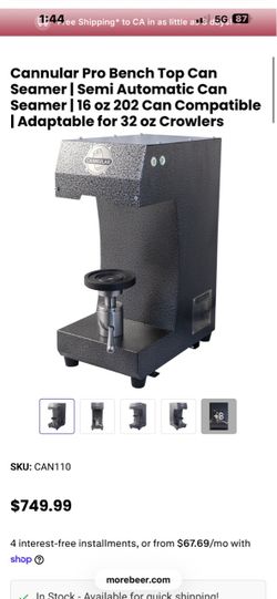 Cannular Pro Auto Can Sealer