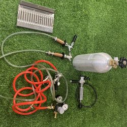 CO2 Kegerator Double Tap - Full Setup 