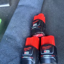 M12 2.0 Batteries 