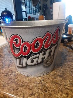 Coors light beer bucket