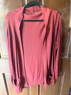 Burgundy long sweater