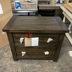 Wood Office File Cabinet 