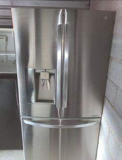 LG Stainless Steel Refrigerator And Freezer