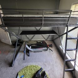 Full Suze Loft With Desk-OBO