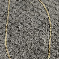 10k Yellow Gold Unisex Mariner Chain Necklace.      $400