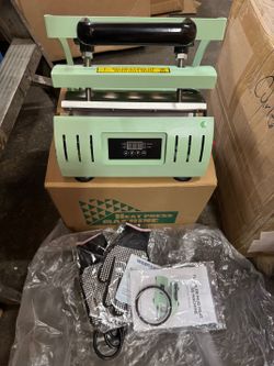 Brand New DIY Mug Heat Press, 11-30 Oz Mug Heat Press, Adjustable Temperature + Time + Pressure, for, 27 * 23 Cm Baking Coaster (Green)