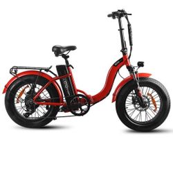 Ecomotion Mini Pro "L" 750W Peak Foldable E-Bike Red - New in Box - $1995 MSRP!!