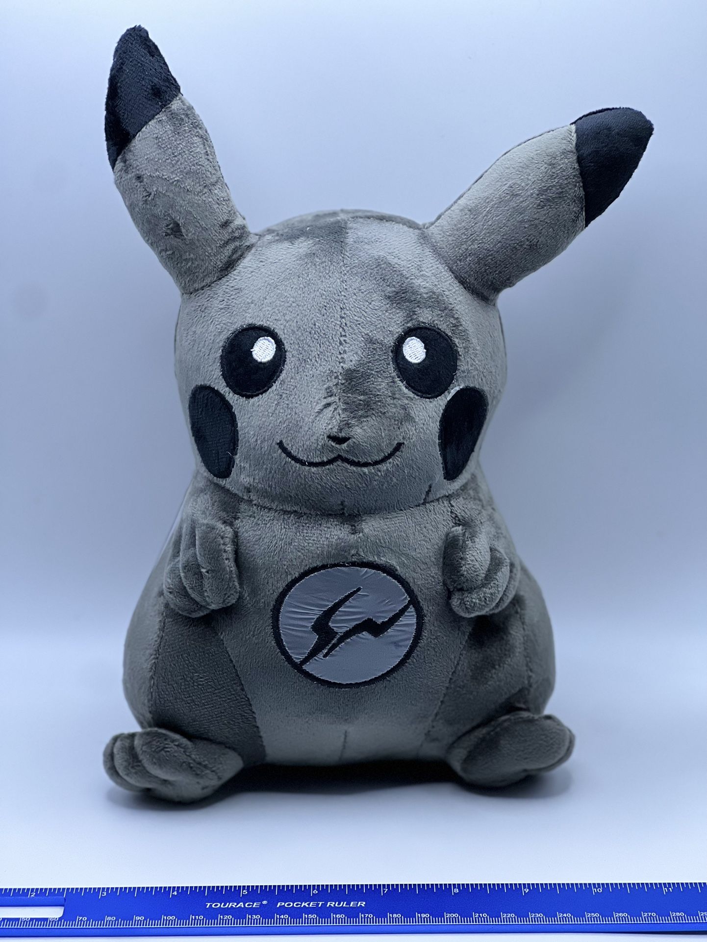 Pikachu Tokyo Thunderbolt Project By FRGMT & Pokemon Center Exclusive Pokémon Plush 12”