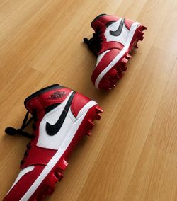 Air Jordan 1 Mid TD Football Cleat 'Chicago' size 12