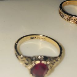 Ruby Gold Filled Ring