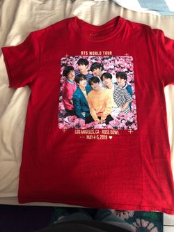 BTS World Tour Rose Bowl TShirt