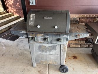 FREE: Brinkmann 3-Burner Propane Grill w/ Side Burner (Needs TLC)