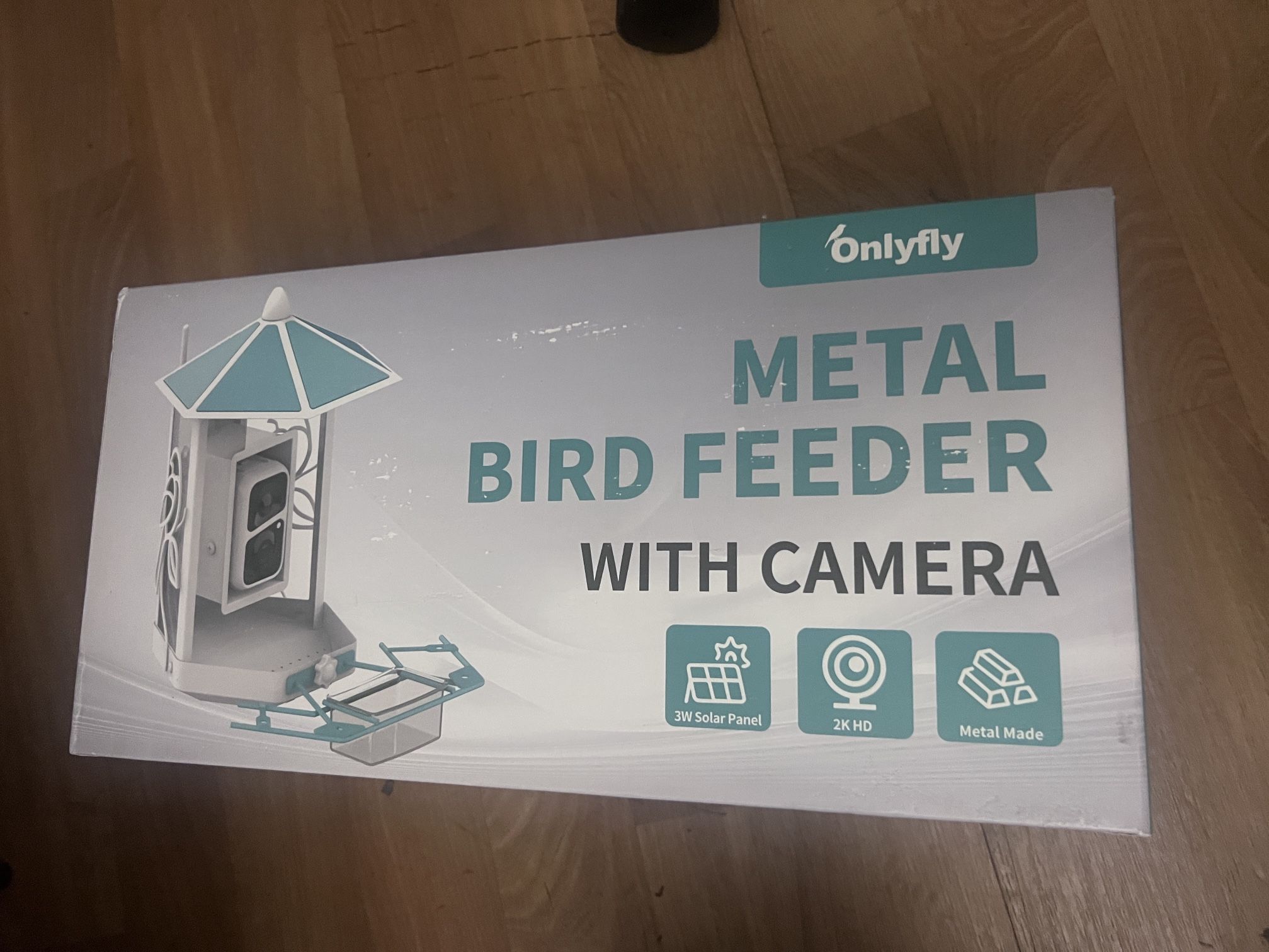 Metal bird Feeder With Camera