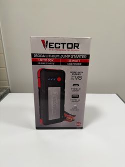 Vector jump starter accessories
