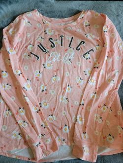 Justice Pink Long sleeve Tshirt
