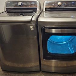 LG TurboWash Steam Washer & Dryer Set 