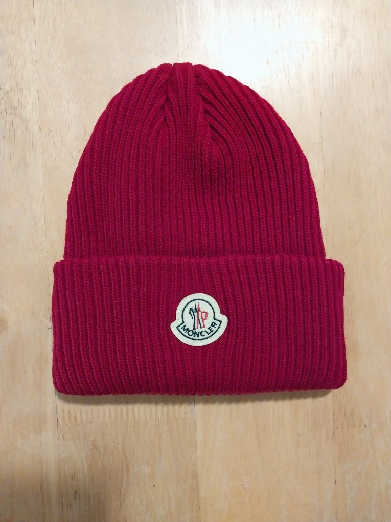 Red Moncler Beanie
