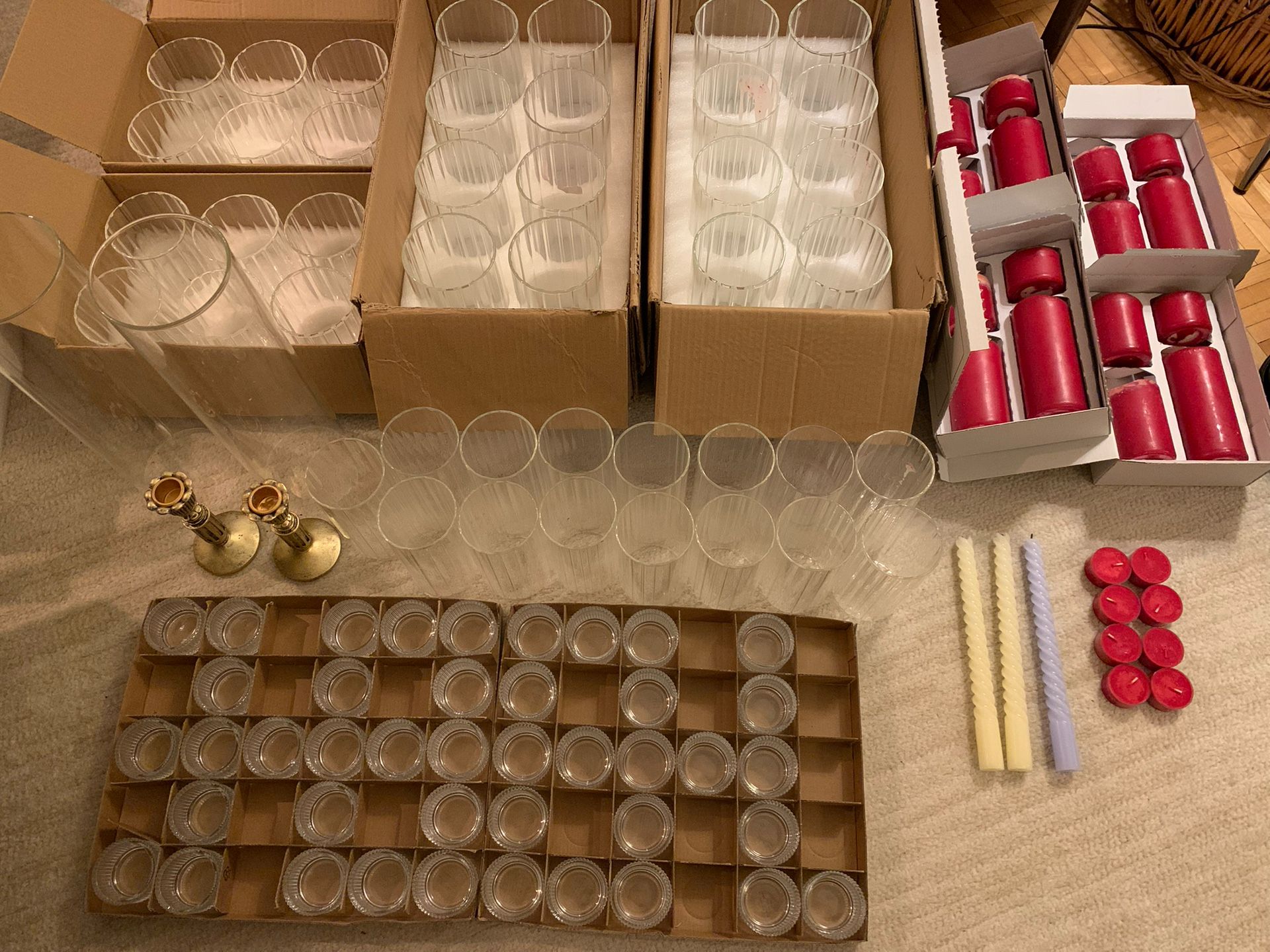 Large Wedding Candles Haul