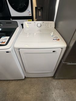 SAMSUNG ALL WHITE GAS DRYER 🔥