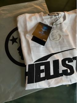 Hellstar Classic T-Shirt Regular Print 'White/Black'