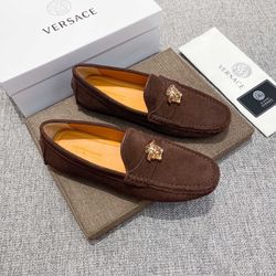 Versace Men’s Leather Shoes With Box 2026 New 