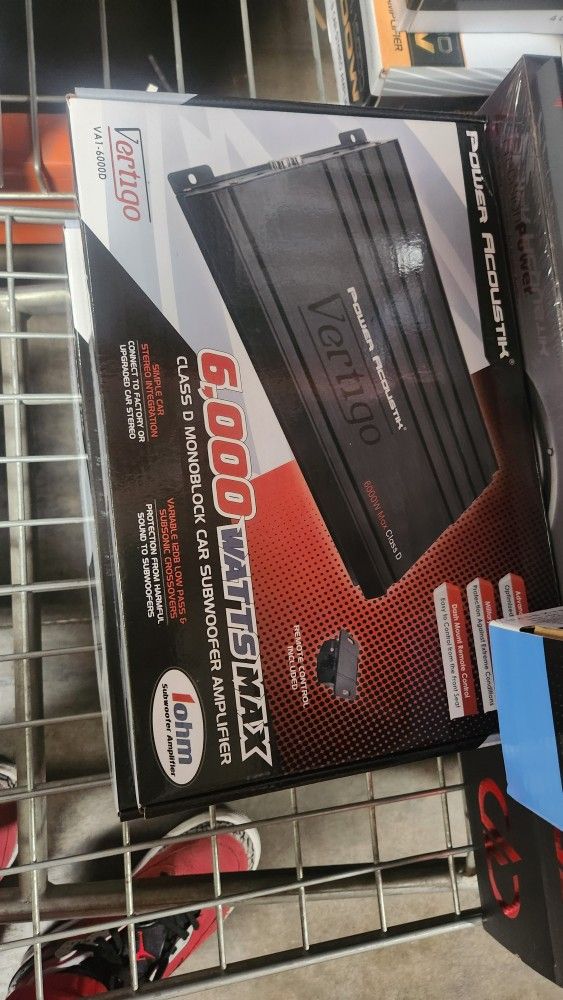 New Amp 1800 Rms 1 Ohm Stable With Warranty Power Acoustic