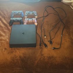 Playstaion 4 For Sale (Controllers Included Along With A Few Games Of Choice)