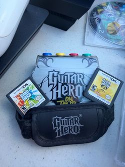 Nintendo DS Guitar Hero On Tour Bundle – Guitar Grip + 2 Games