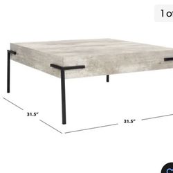 Safavieh Eli Square Coffee Table,