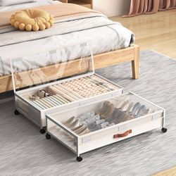 Under Bed Storage with Wheels 