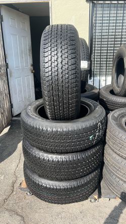 265/60/18 Bridgestone  Set Of 4 Tires 95% life Installed And Balanced Set De 4 Llantas Como Nuevas Instaladas Y Balanceadas