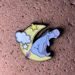 Eeyore-Loungefly Disney Winnie the Pooh Moon & Star Glitter Blind Box Pin NWT