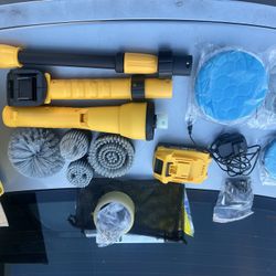 ELECTRIC SPIN SCRUBBER /With Battery