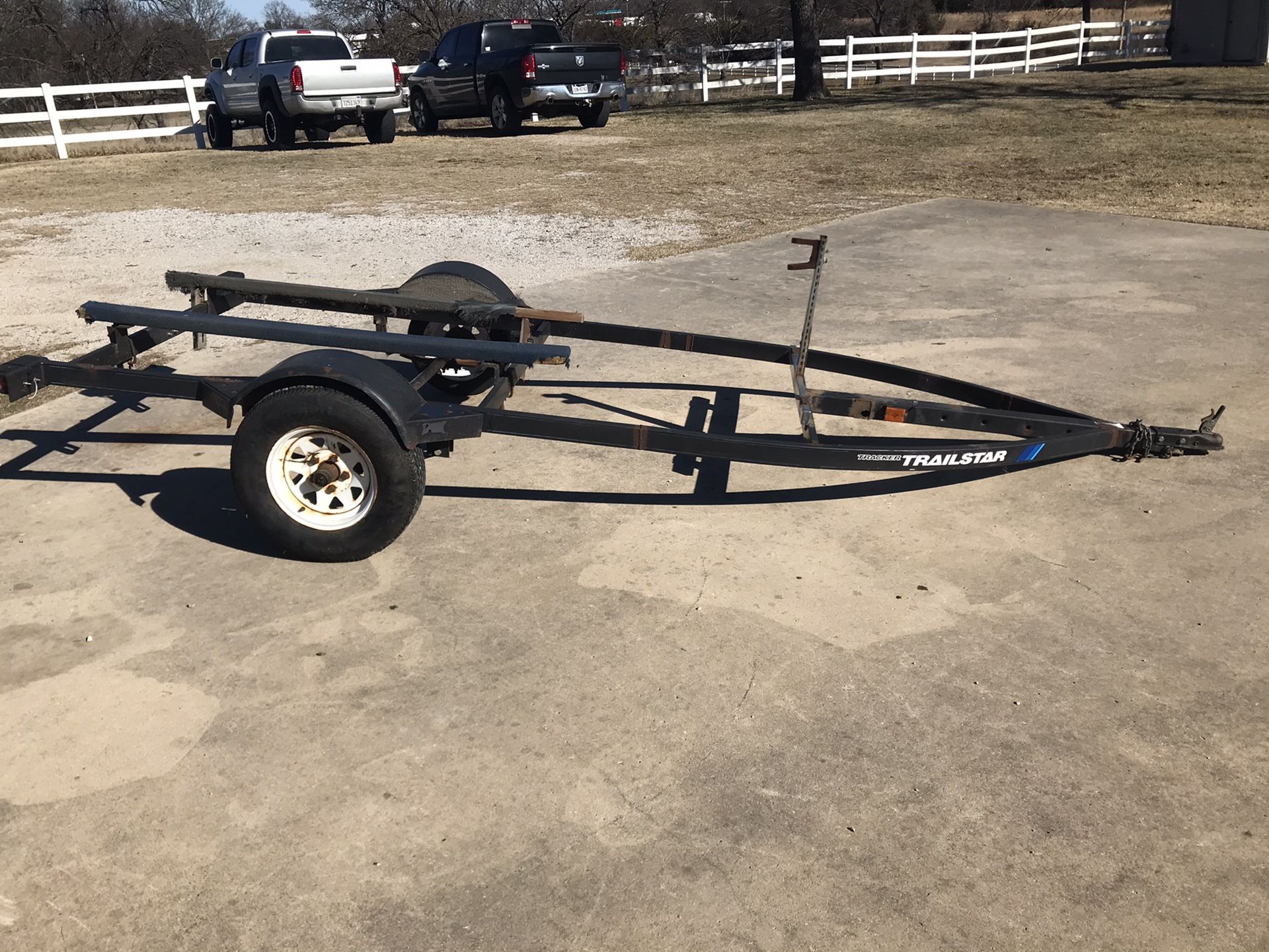 Single jet ski trailer.