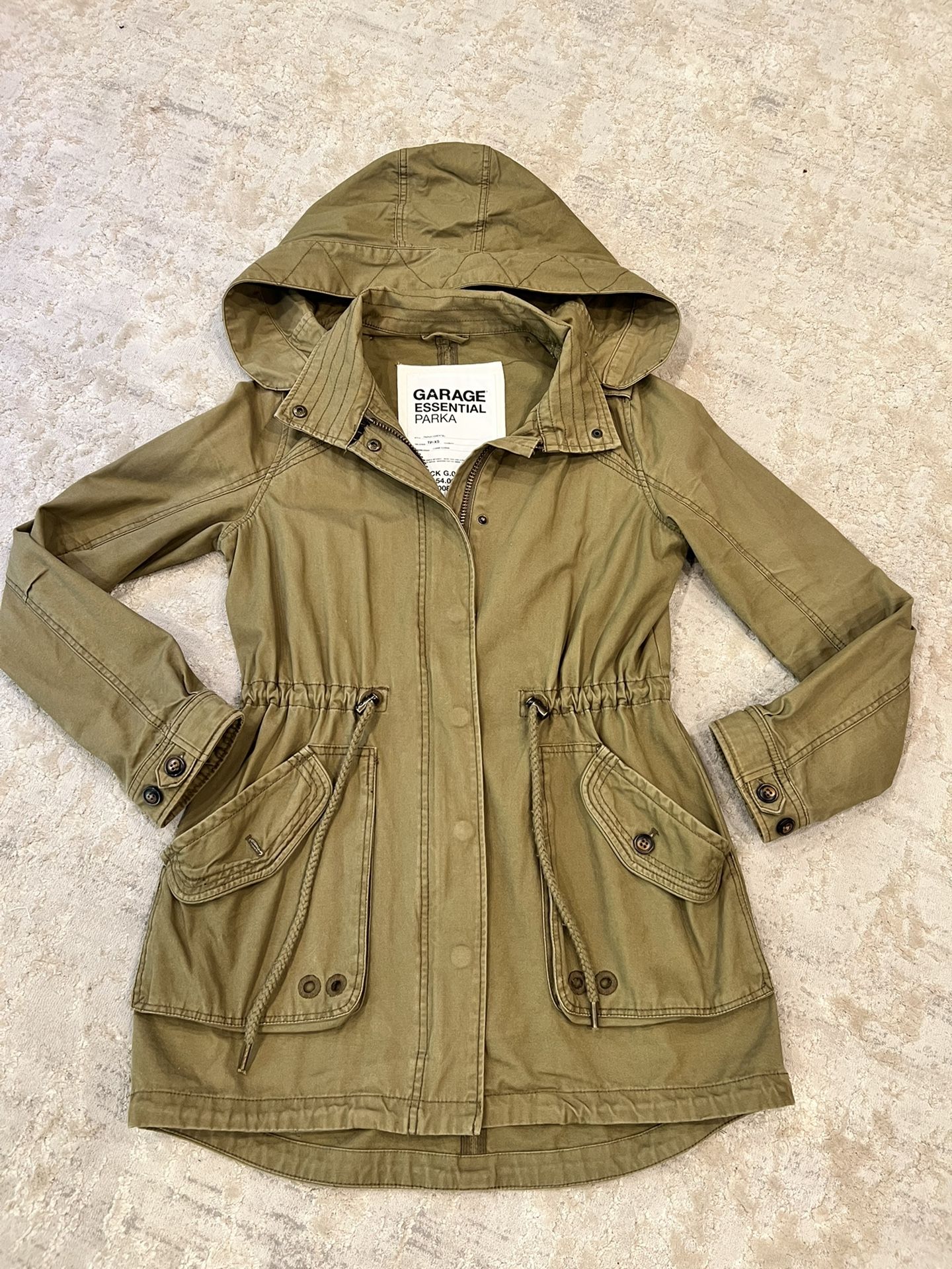 Garage Essential Parka Womens Jacket Coat XS