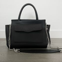 Express Black Satchel Bag
