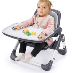 New Booster Seat For Toddlers With Removable Tray 