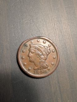 1850s usa large cent coin