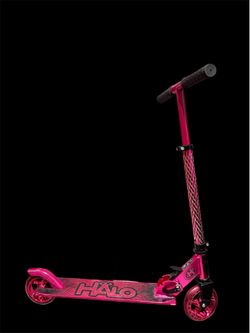 HALO Rise Above Chrome Premium Inline Scooter - Chrome Pink - Designed for All Riders (Unisex)