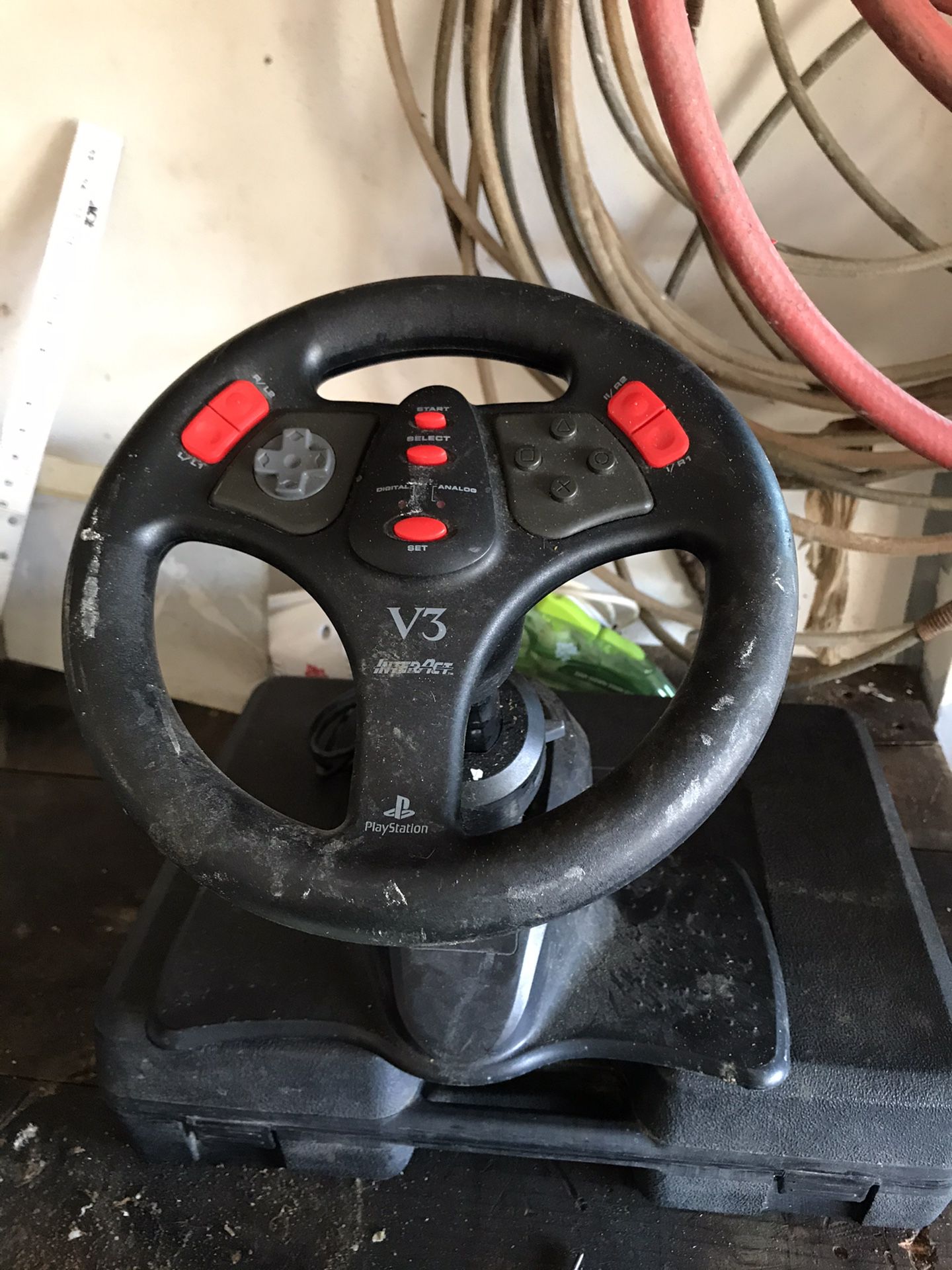 Pro sport racing wheel and pedals