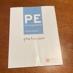 NCEES PE CIVIL Practice Exam & Solutions