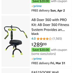 AB Doer 360 with PRO Kit AB Doer 360 Fitness System Provides an Abdonimal and Muscle Activating Workout with Aerobics to Burn Calories and Work Muscl for Sale in Kirkland WA OfferUp
