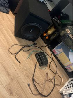 Amplifier(Rockford fosgate) & subwoofer bass ( Blaupunkt)