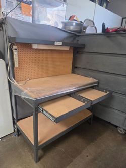 Craftsman Work Bench  two drawers. 4ft Wide x 24"Deep x 5ft tall